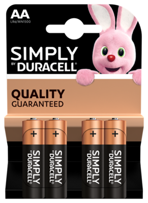 Duracell Alkaline Batteries Aa Lr6