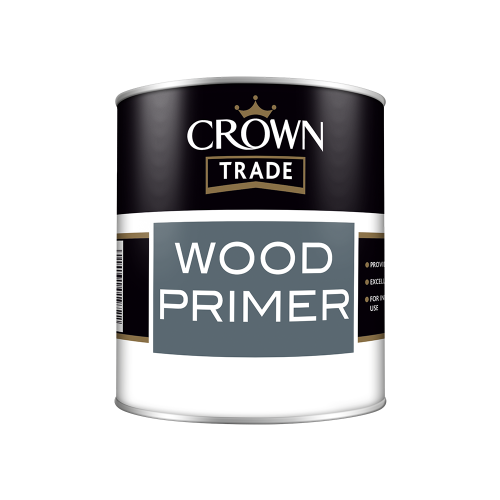 5 Litre Crown White Wood Primer