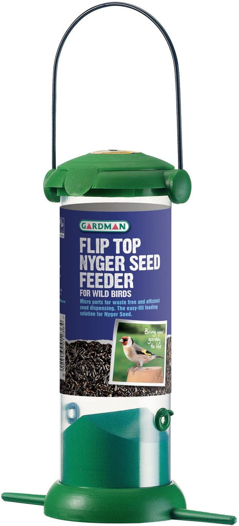 Gardman Bird Feed Flip Top Nyjer Seed Feeder