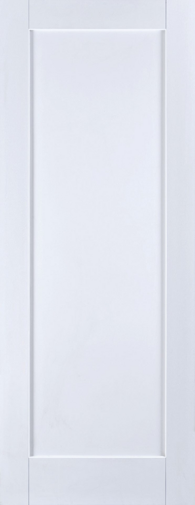 6'6" X 2'6" Fd30 White Shaker (Norma) Primed Fire Door