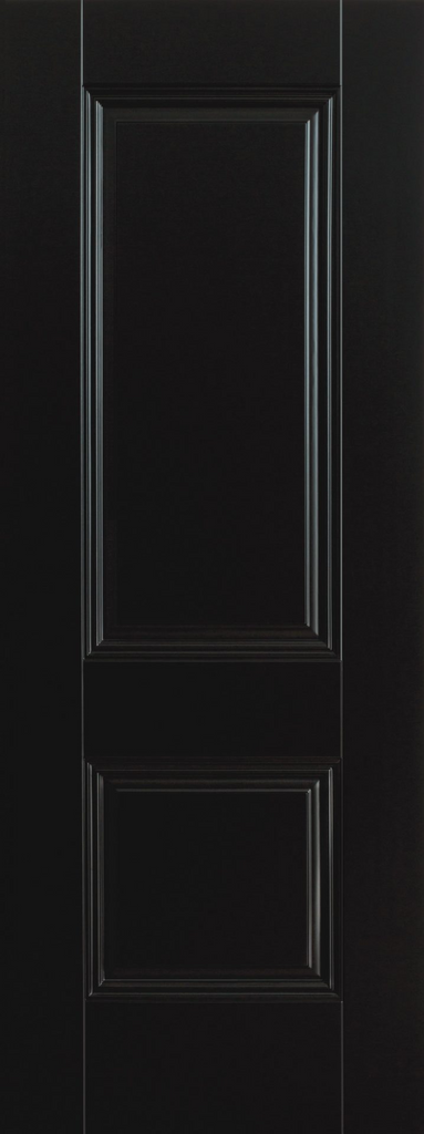 6' 6" X 2' 4" Doras Arnhem Black Primed 2 Panel Door
