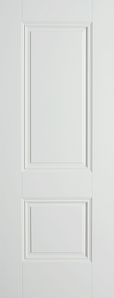 6' 6" X 2' 6" Doras Arnhem White Primed 2 Panel Door