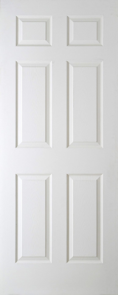 6'6" X 2'6" 6 Panel Bostonian Nma Woodgrain Door