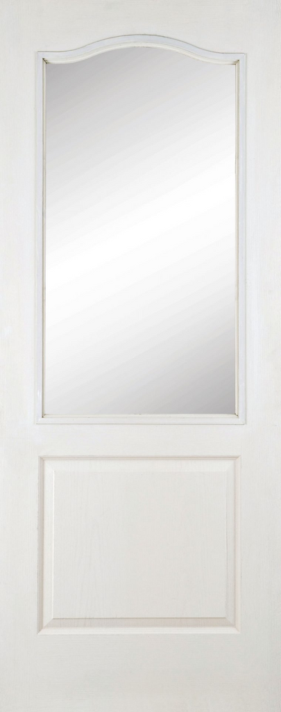 6'6" X 2'6" Classique Woodgrain Woodgrain Door - Glazed