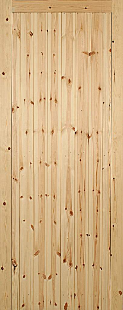 6' 10" X 2' 10" Red Deal Denby Sheeted Door