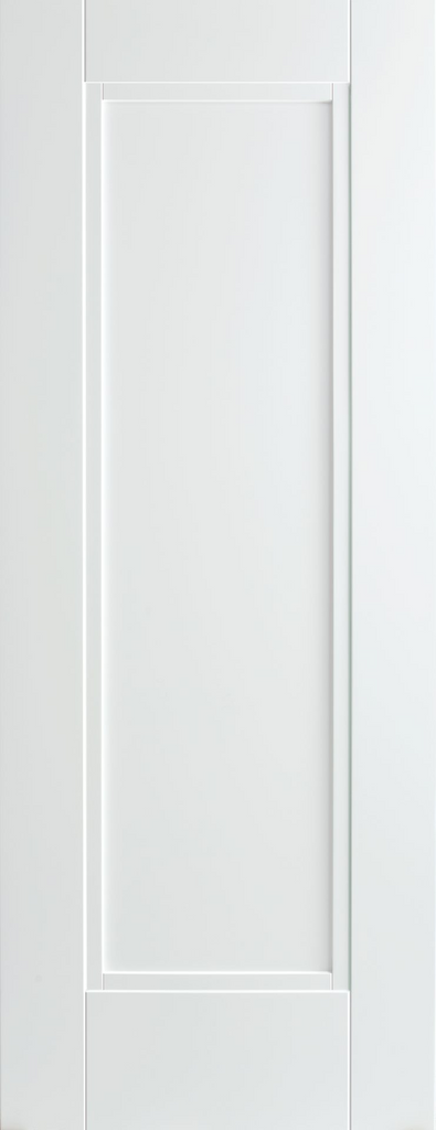 6' 8" X 2' 8" Doras Eindhoven White Primed 1 Panel Door