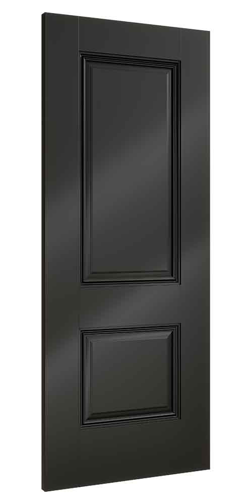 6' 6" X  2' 9" Wr2 Solid Black Deanta Door