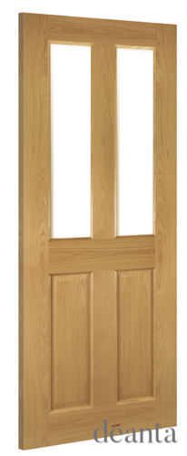 6' 8" X 2' 10" Nm4g Unglazed Oak Deanta Door