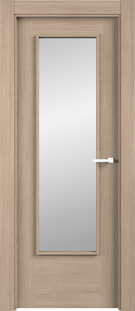 6'6" X 2'2" Tacto 7301 Desert Beige Textured Laminate Door Glazed