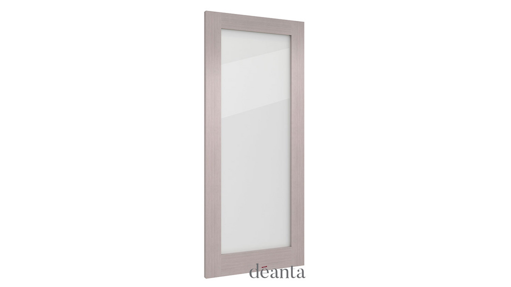 6' 6" X 2' 6" Nm6 Glass Frosted Light Grey As Deanta Door