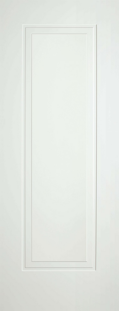 6'8" X 3'0" Versailles 1 Panel White Premium Primed Door