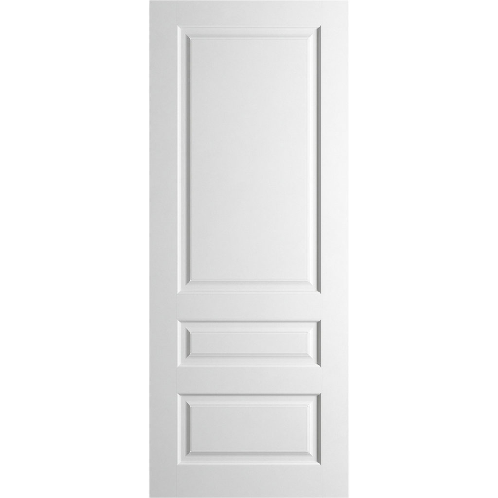 6'6" X 2'2" Belmont 3 Panel White Primed Door