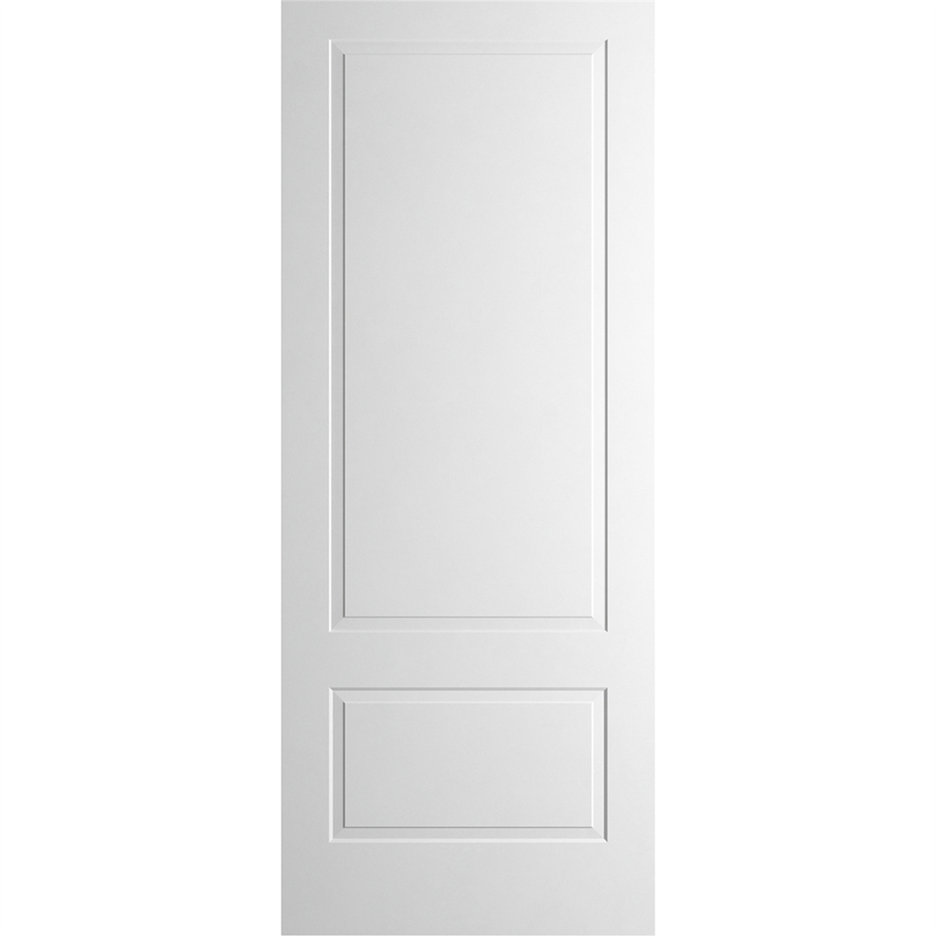 6' 8" X 2' 8" Dover 2 Panel White Primed Door