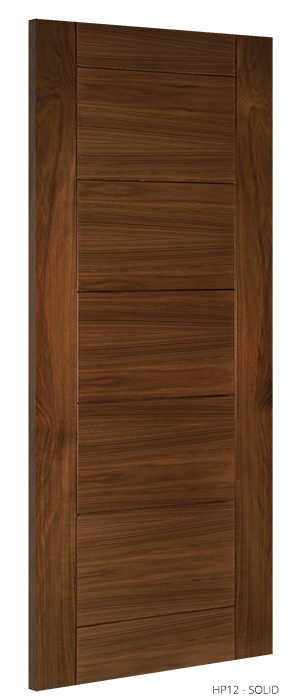 6' 6" X  2' 9" Hp12 Walnut En1634-1 Fd30 Sc Deanta Door
