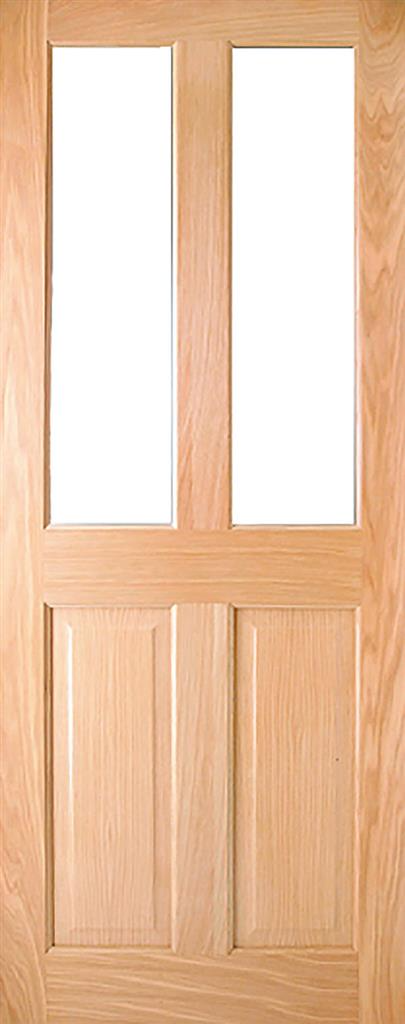 6' 6" X 2' 4" Picton Addison Unglazed Door White Oak - Ready To Glaze - Pre-finished