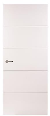6'8" X 2'10" Brookline 4 Line Horizontal Fd30 Fire Door