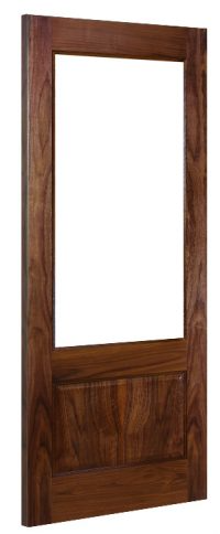 6' 8" X  2' 8" Nm3g Unglazed Walnut Deanta Door