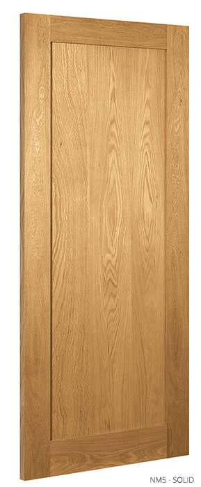 6' 6" X 2' 4" Nm5 Fd30 Oak En1634-1 Deanta Door