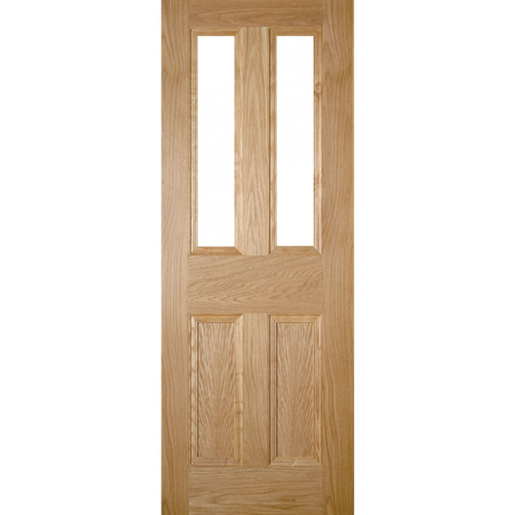 6' 6" X 2' 6" Nm1g Unglazed Oak Deanta Door