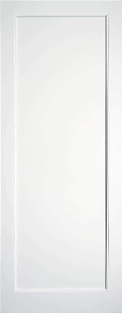 6' 6" X 2' 4" Kenmore White Primed Single Panel Door