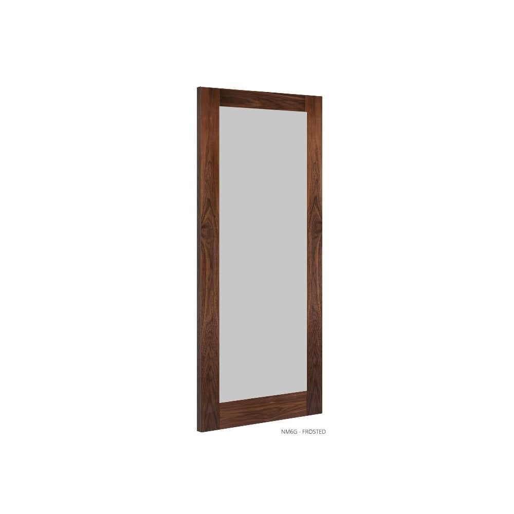 6' 6" X 2' 2" Nm6g Frosted Walnut Deanta Door