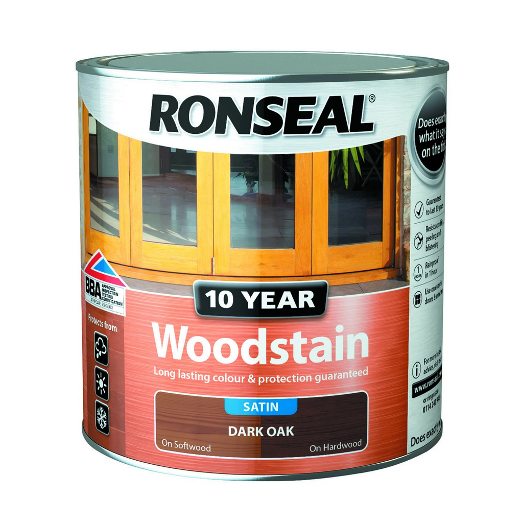 10 Year Woodstain Dark Oak 750ml