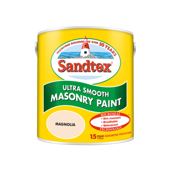 Sandtex Microseal Smooth Masonry Magnolia 150ml