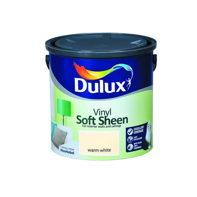 Dulux Vinyl Soft Sheen Warm White  2.5L