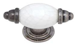 Corry's Phoenix T Handle Pewter White Ceramic 55mm