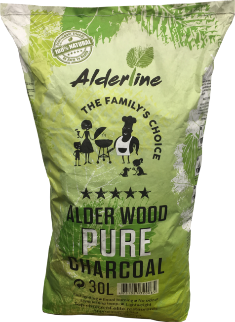 Alderline Pure Charcoal 30L Bag