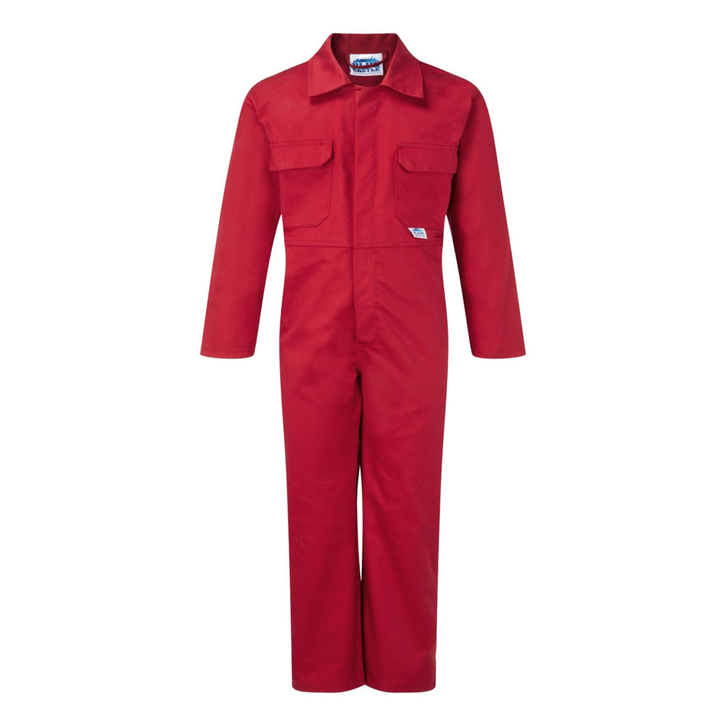 Tearaway Junior Boilersuit - Size 26 Age 5-6 - 333 - Red