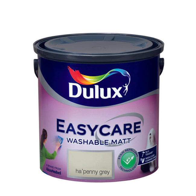 Dulux Easycare Ha&#039;penny Grey 2.5L