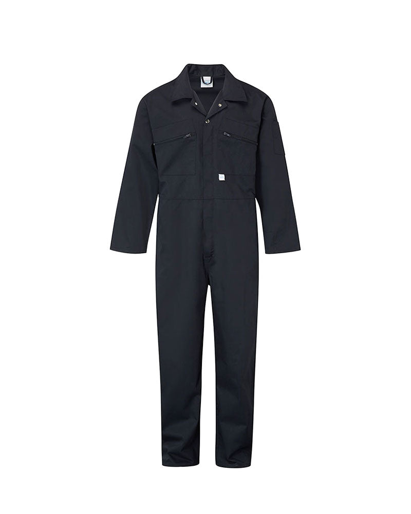 Zip Front Coverall - Size 50" 366 - Black