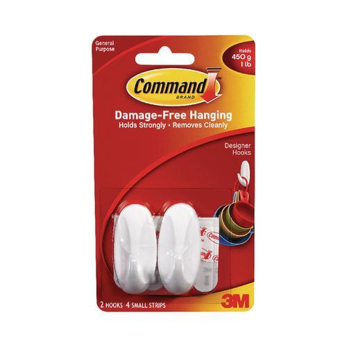 3M Command Small Oval Hooks