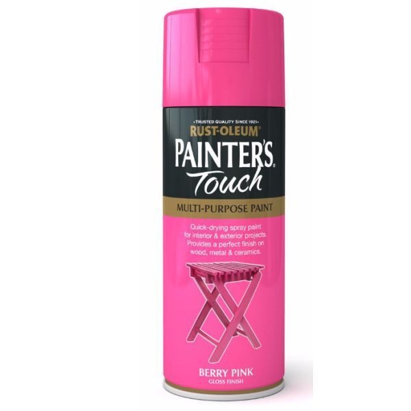 400ml Painters Touch Spray Berry Pink