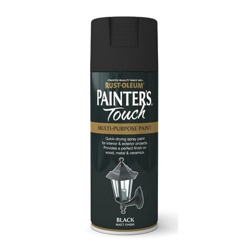 400ml Painters Touch Spray Flat Black