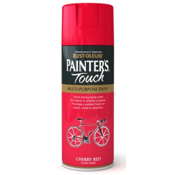400ml Painters Touch Spray Paint Cherry Red