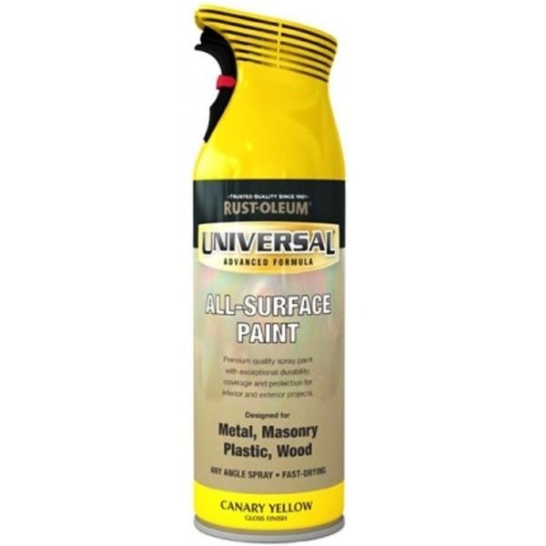 400ml Universal Canary Yellow Spray Paint