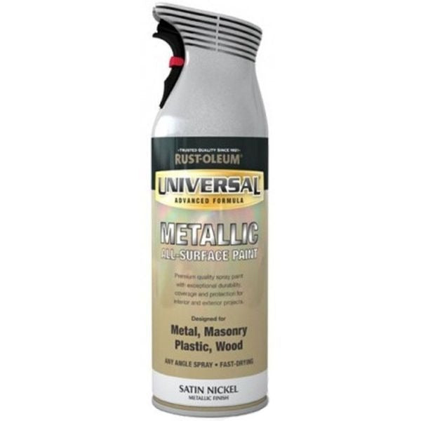 400ml Universal Satin Nickel Spray Paint