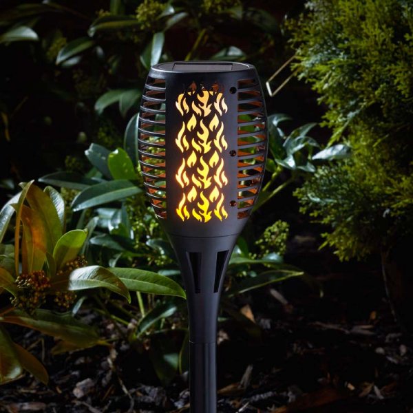 Solar Cool Flame Compact Torch  - Black