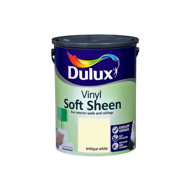 Dulux Vinyl Soft Sheen Antique White  5L