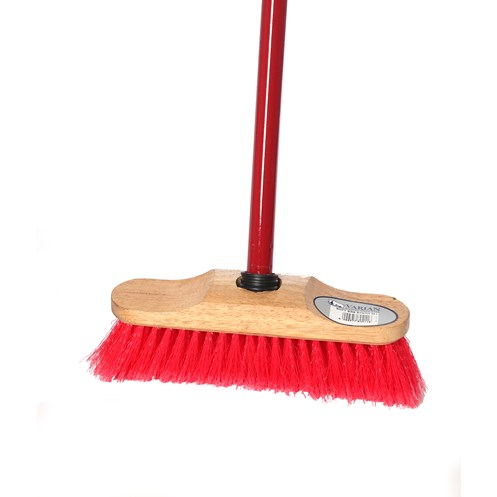 10" Soft Synthetic Sweeping Brush C/w Metallic Handle - 2341148m