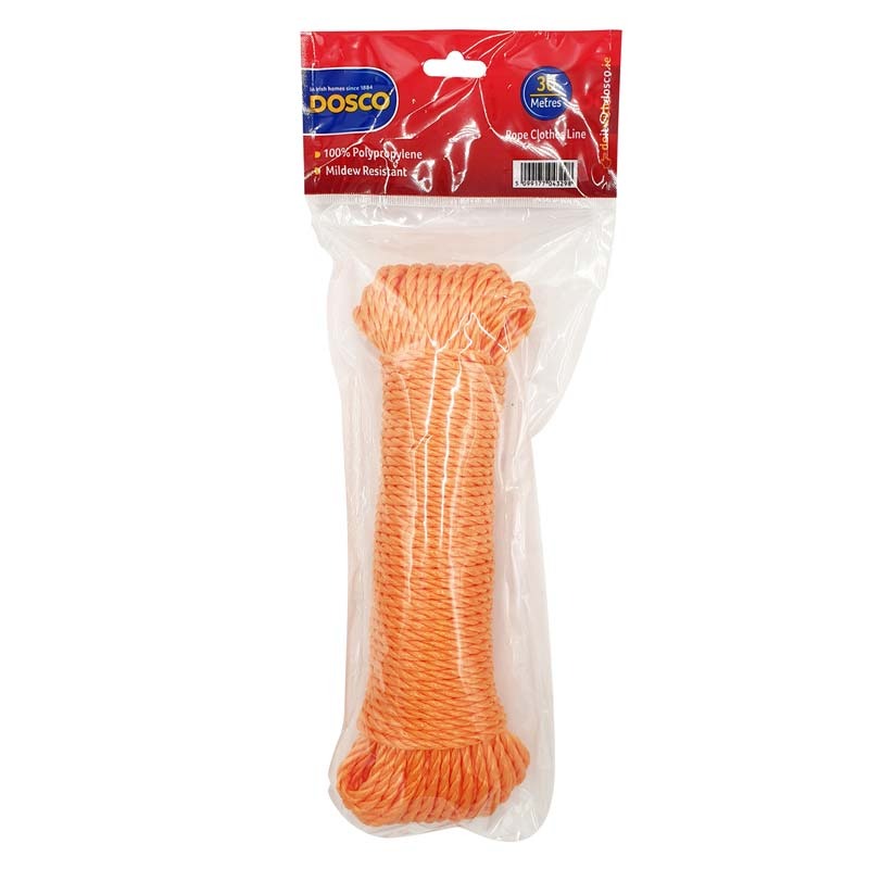 100ft Orange Clothes Line Gayline - 55118