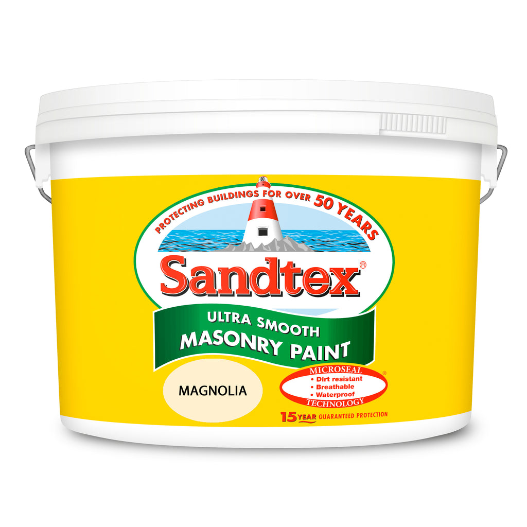 Sandtex Microseal Smooth Masonry Magnolia 10L