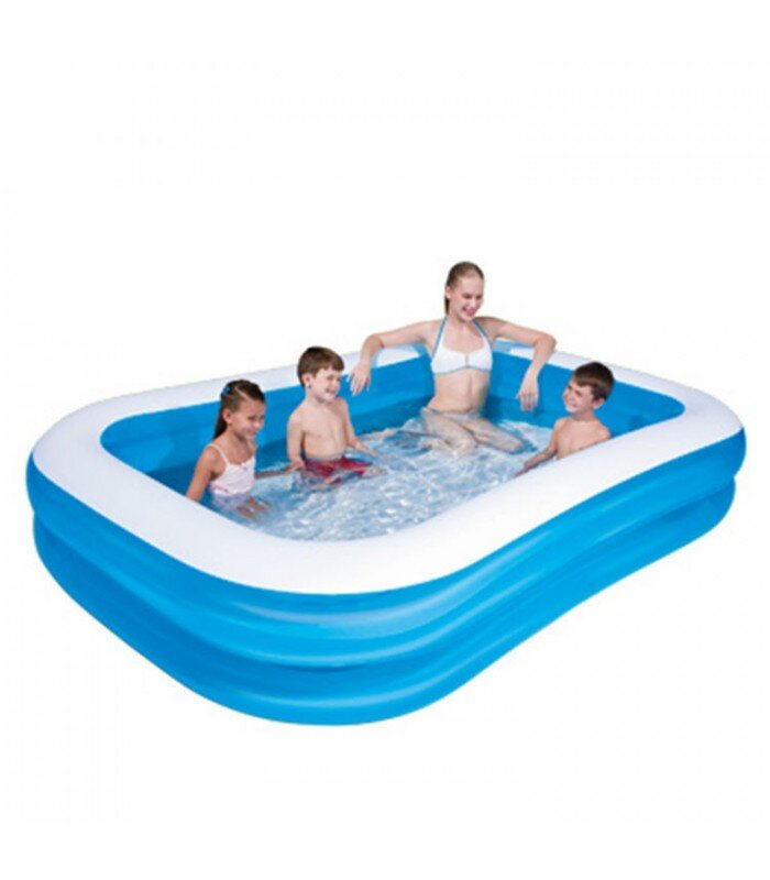 Family Rectangular Inflatable Swimming Pool – Donegal Town Hardware