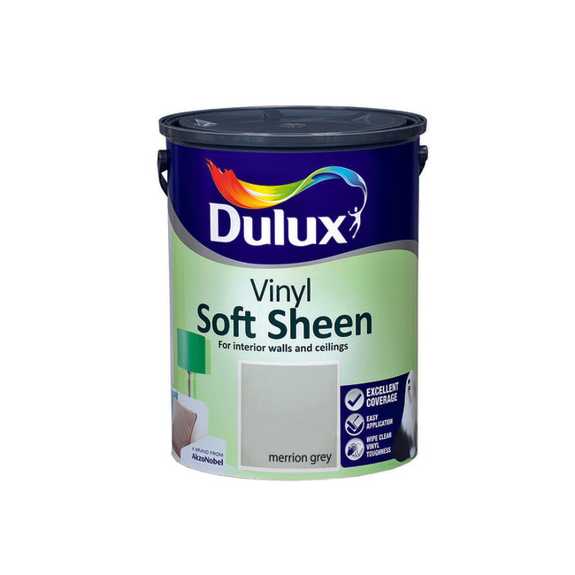 Dulux Vinyl Soft Sheen Merrion Grey 5L