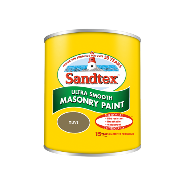 Sandtex Microseal Smooth Masonry Olive 150ml