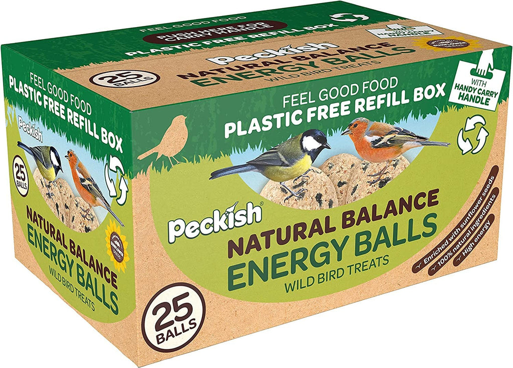 Peckish Bird Feed Natural Balance Energy Balls 25 Box