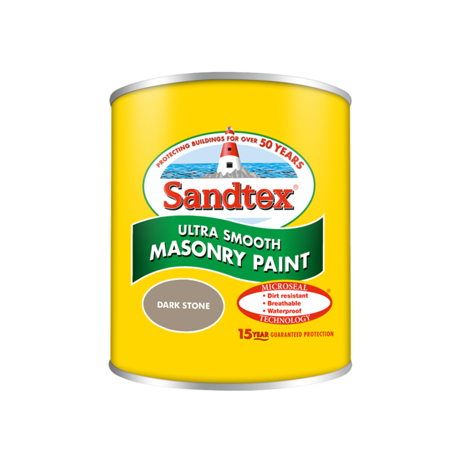 Sandtex Smooth Masonry Dark Stone 150ml