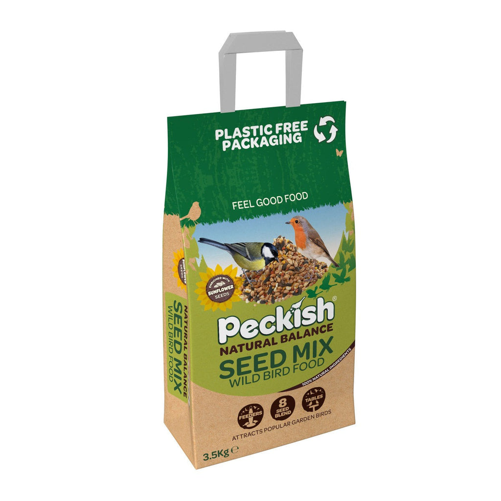 Peckish Bird Feed Natural Balance Seed Mix 3.5kg Paper Bag